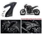 Triumph Trident 2021+ Kettenschutz Schwingenabdeckung von Evotech Performance